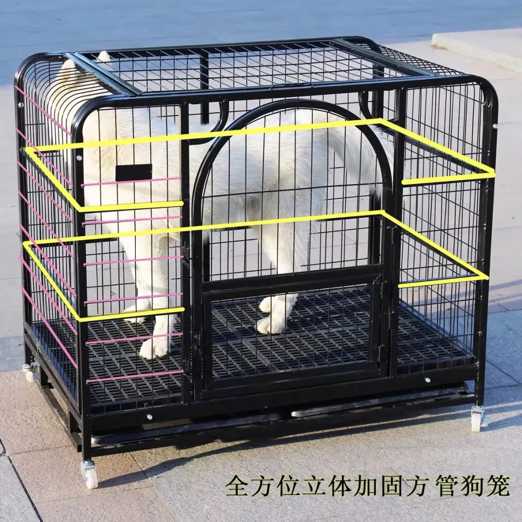 in Stock OEM ODM Metal Dog Crate Dog House Indoor Aluminum Dog Crate Stackable Dog Crates