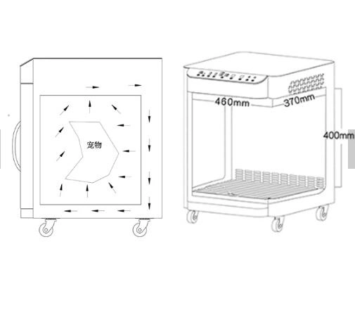 Customized Pet Dryer Machine for Dogs and Cats Supply