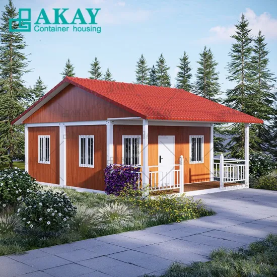 Akay 20 pies prefabricados/prefabricados/casa modular de lujo/casa contenedor/casas contenedor de almacenamiento suministro de villas